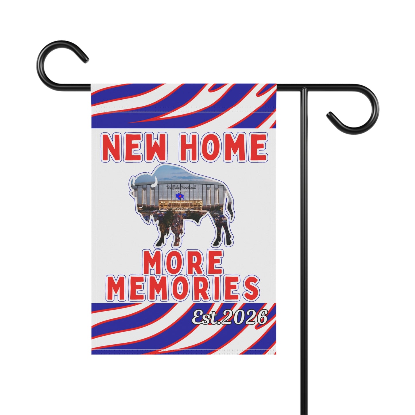 New Football Home 2026 Animal Stripes Garden Flags