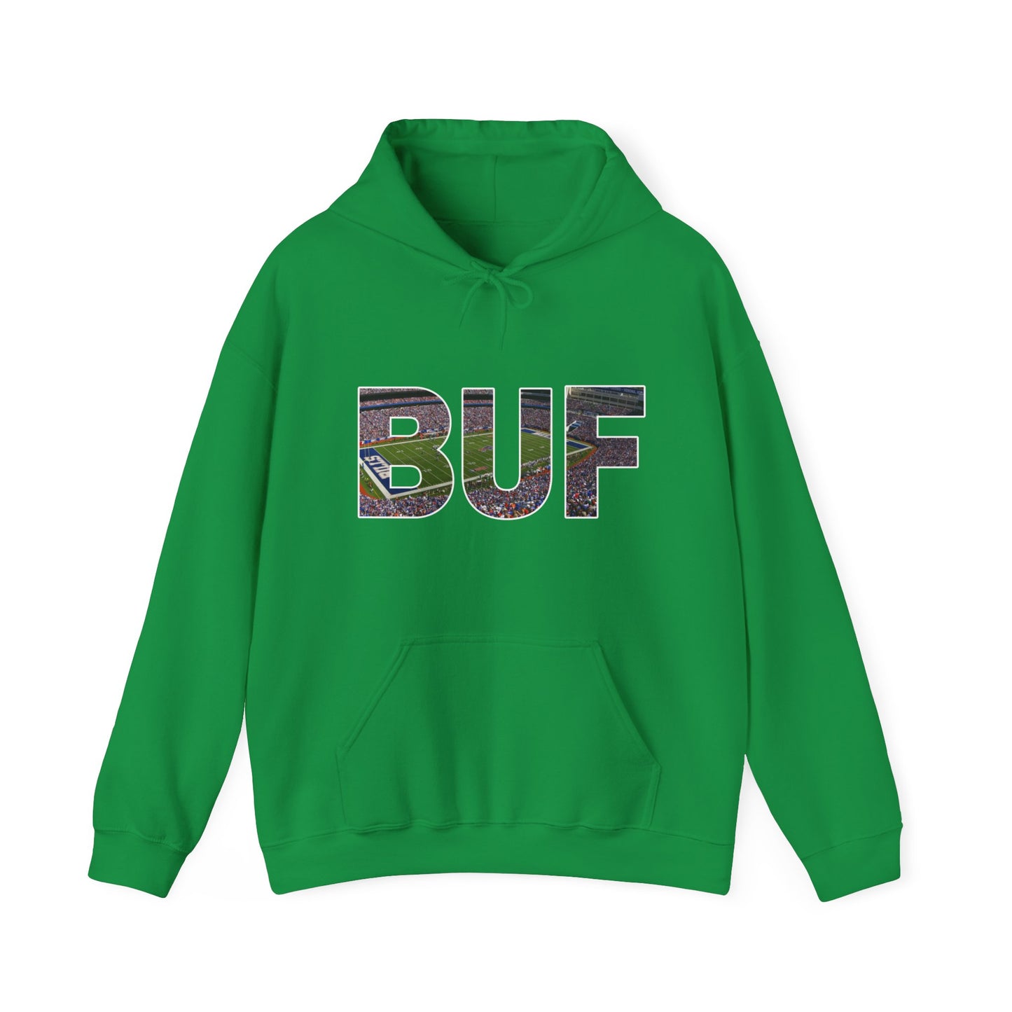 BUF Buffalo Bills Stadium Unisex Heavy Blend™ Hooded Sweatshirt