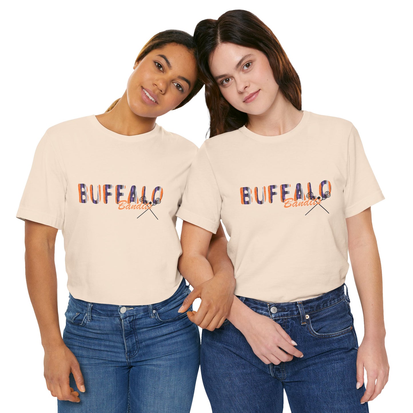 Bandits Watercolor Buffalo Unisex Short Sleeve Tee
