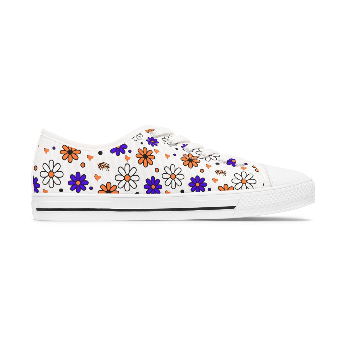 Buffalo Lacrosse Flower Power Women's Low Top Sneakers