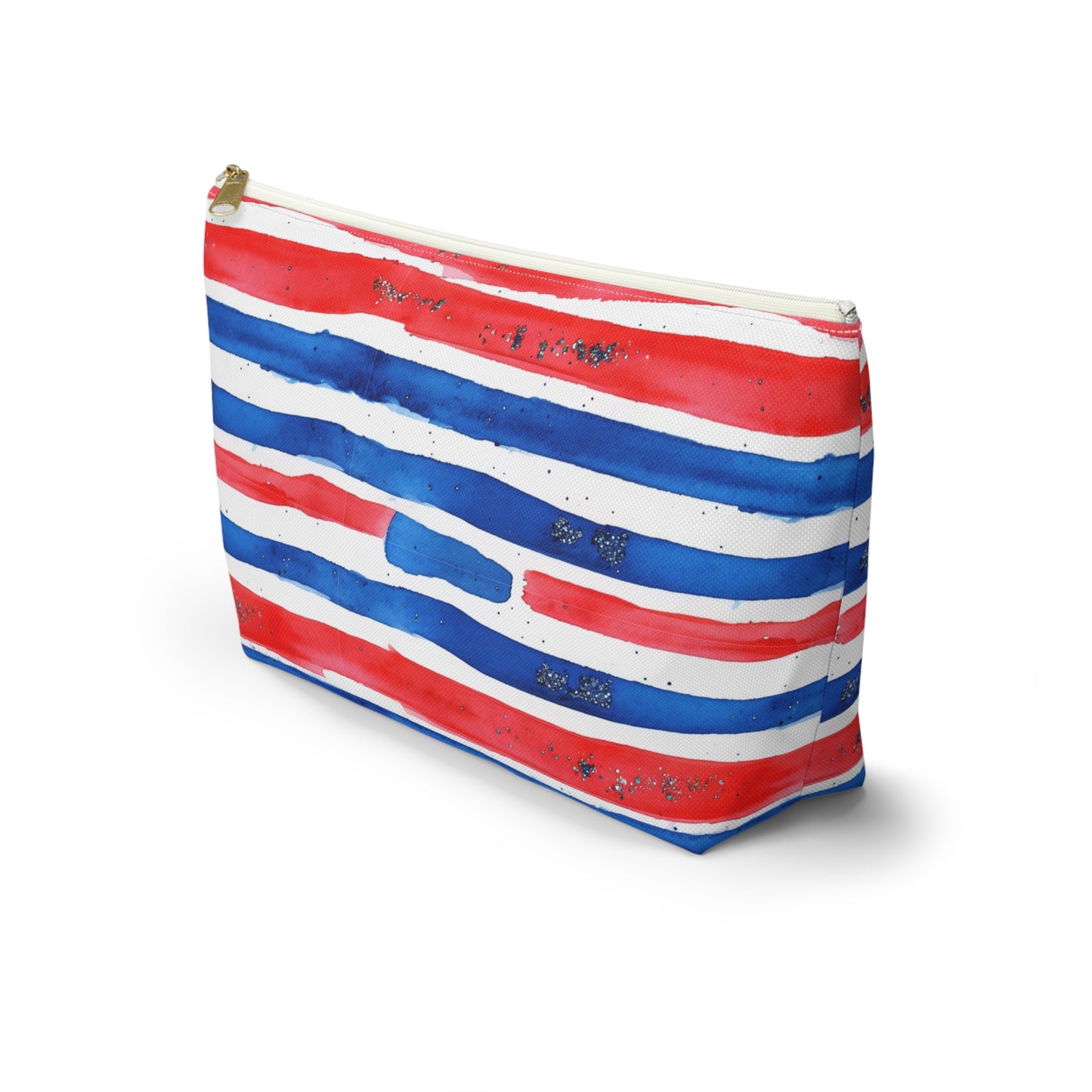 Buffalo Bills Watercolor Striped Accessory Pouch w T-bottom