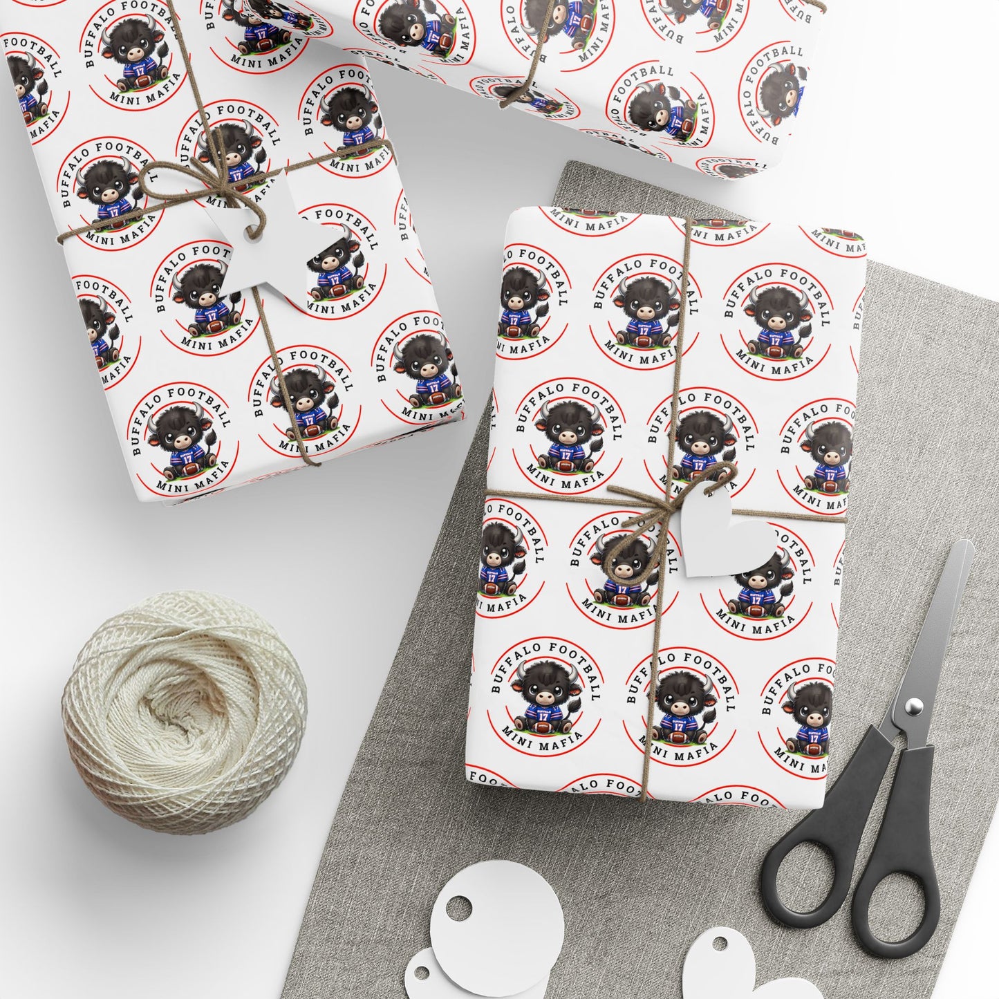Mini Mafia Buffalo  Wrapping Paper