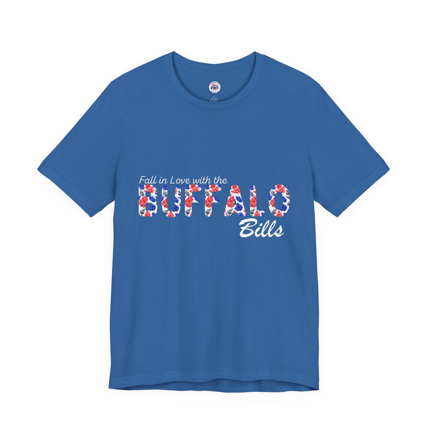 Fall in Love with the Bills Watercolor Leaves T-Shirt