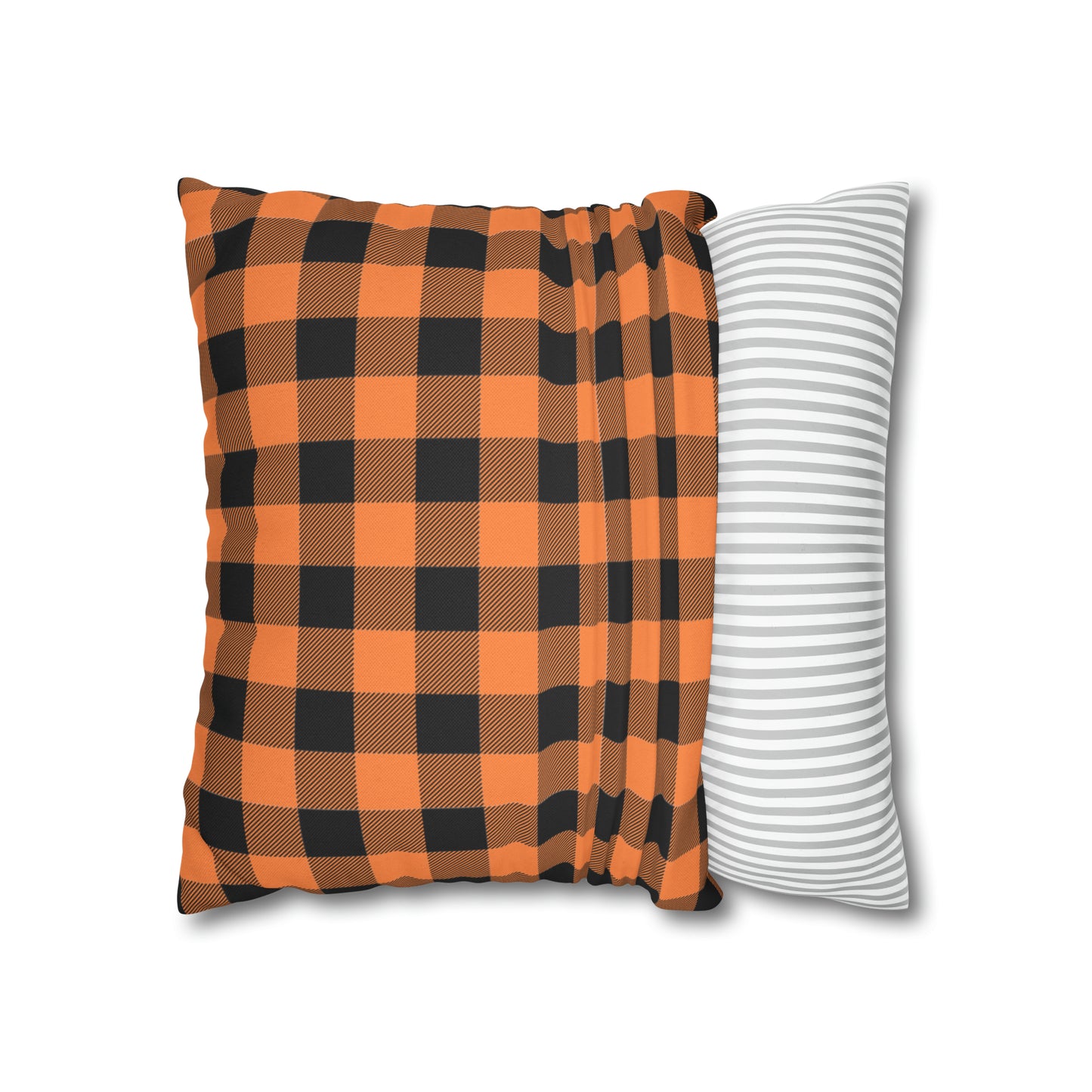 Bandits Buffalo Plaid Spun Polyester Square Pillow Case