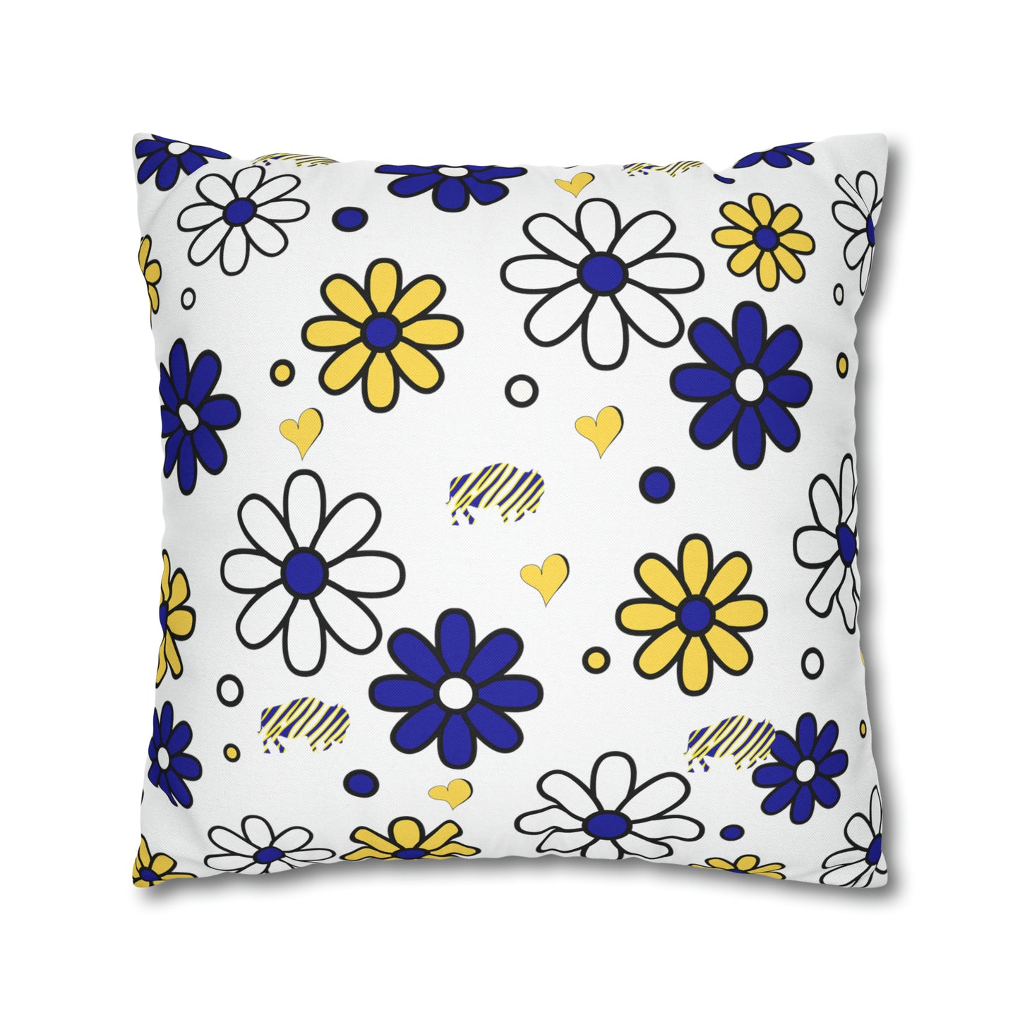 Sabres Flower Power Pillow Case