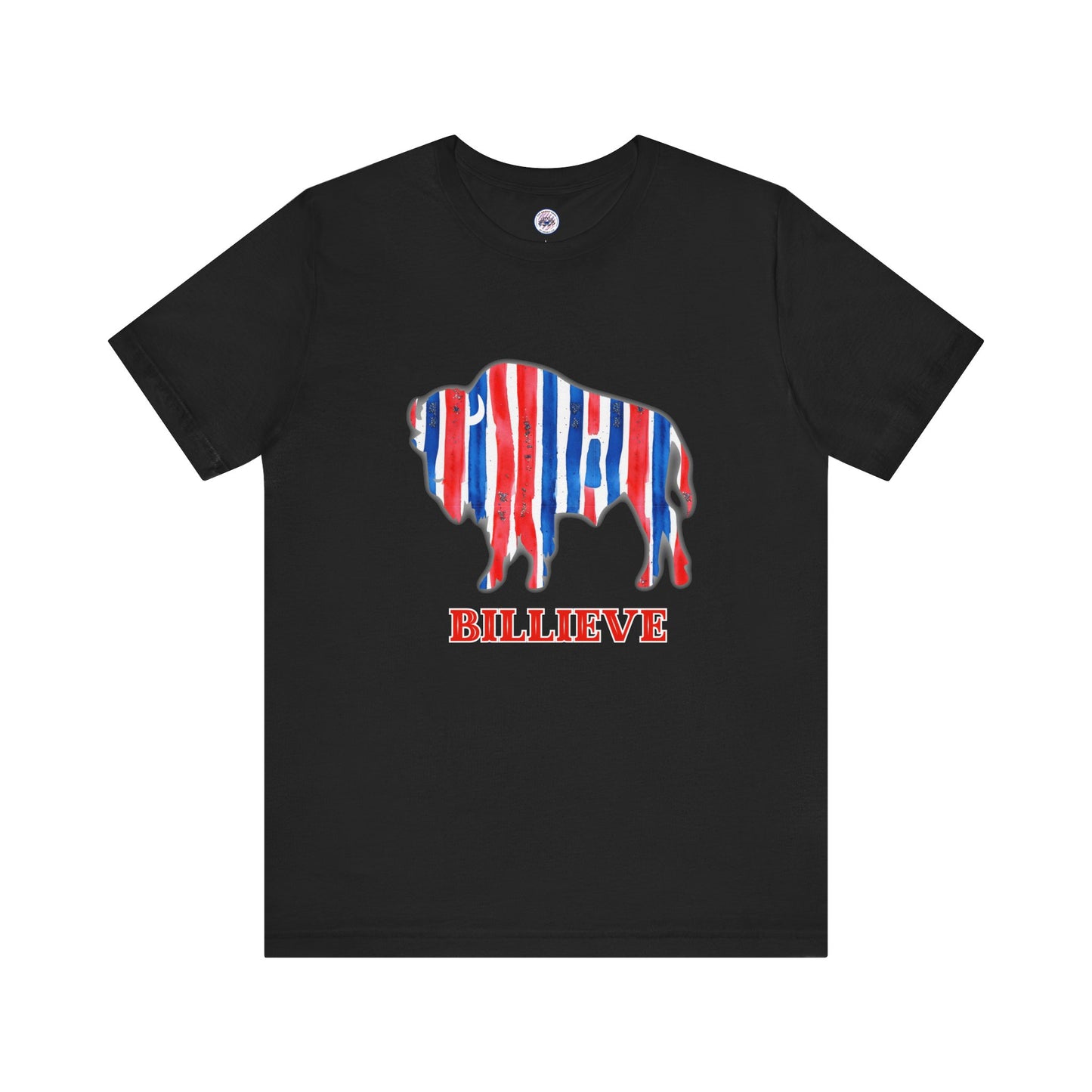 Watercolor Buffalo Unisex Short Sleeve Tee