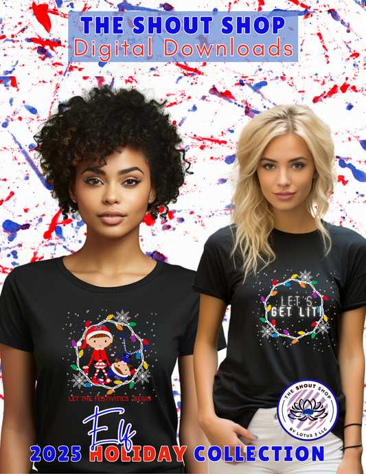 Buffalo Sports Digital Downloads 2025  HOLIDAY ELF COLLECTION: BUFFALO THEMED HOLIDAY DIGITAL DOWNLOAD FILES THAT COME IN PNG FORMAT