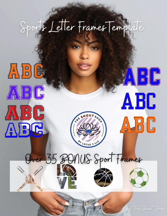 Sports Font Canva Template Collection