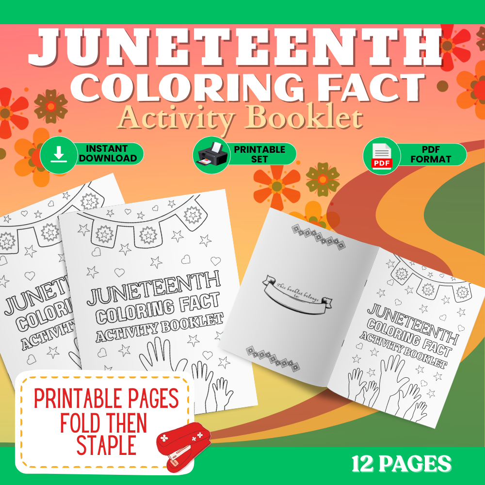 Juneteenth Digital Download Printable Activities
