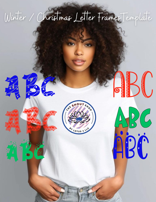 Christmas / Winter Font Canva Template Collection