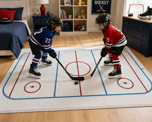 Hockey Play Rug