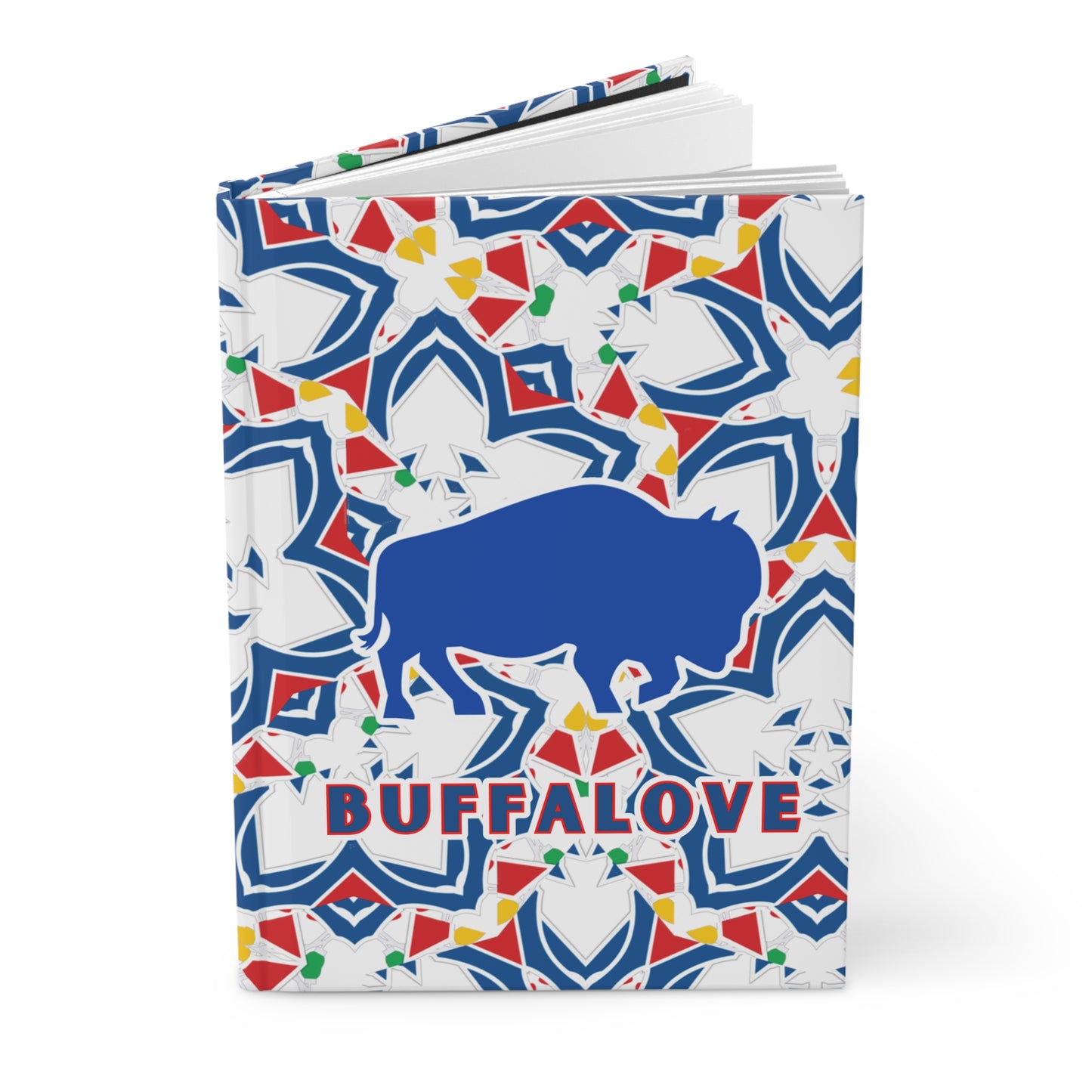 Buffalove Mash Up 6" x 9" 150 Page (75 sheets of white lined paper) Hardcover Matte Journal