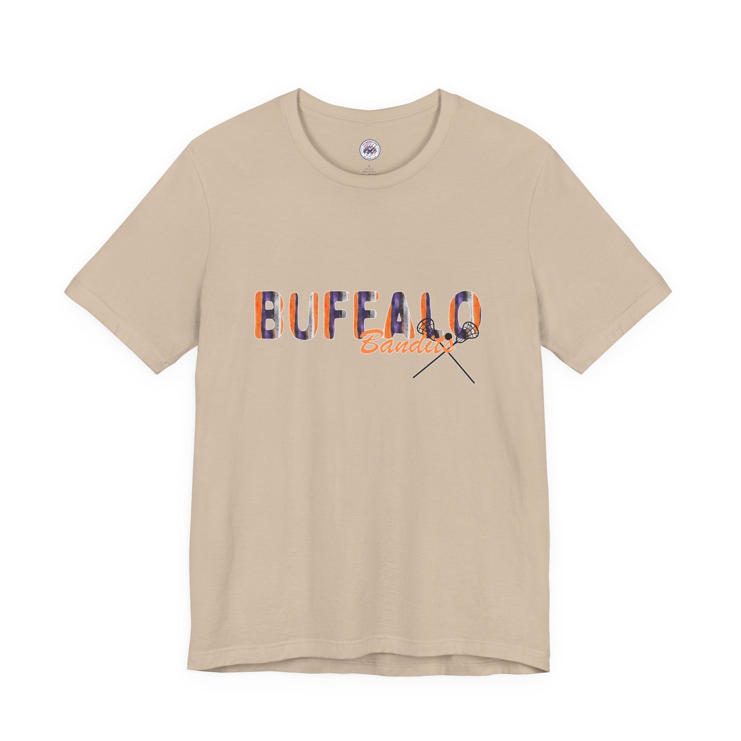 Bandits Watercolor Buffalo Unisex Short Sleeve Tee