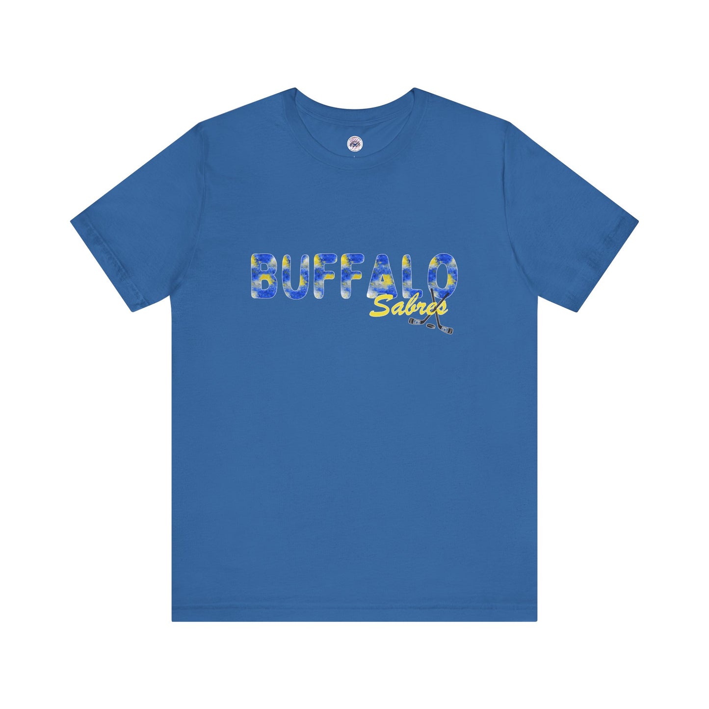 Sabres Watercolor Buffalo Unisex Short Sleeve Tee