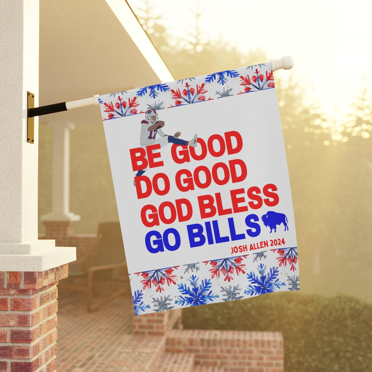 Winter Theme , Be Good, Do Good Flag