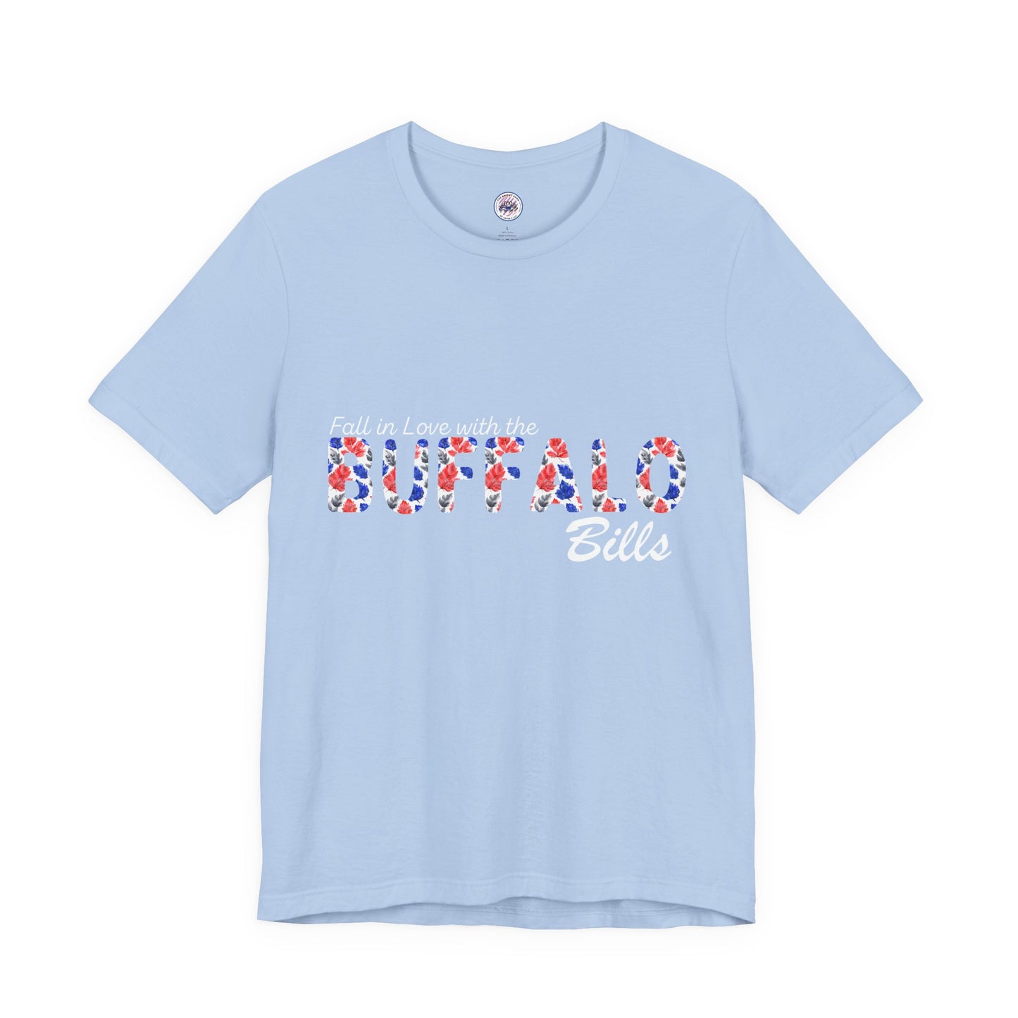 Fall in Love with the Bills Watercolor Leaves T-Shirt