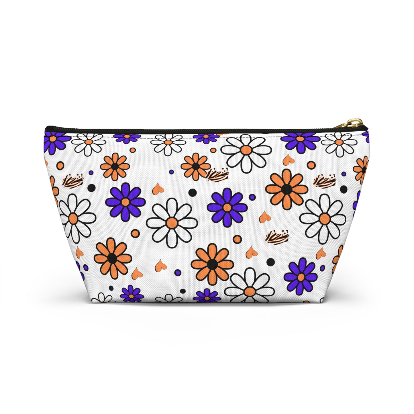 Buffalo Bandits Flower Power Retro Accessory Pouch w T-bottom