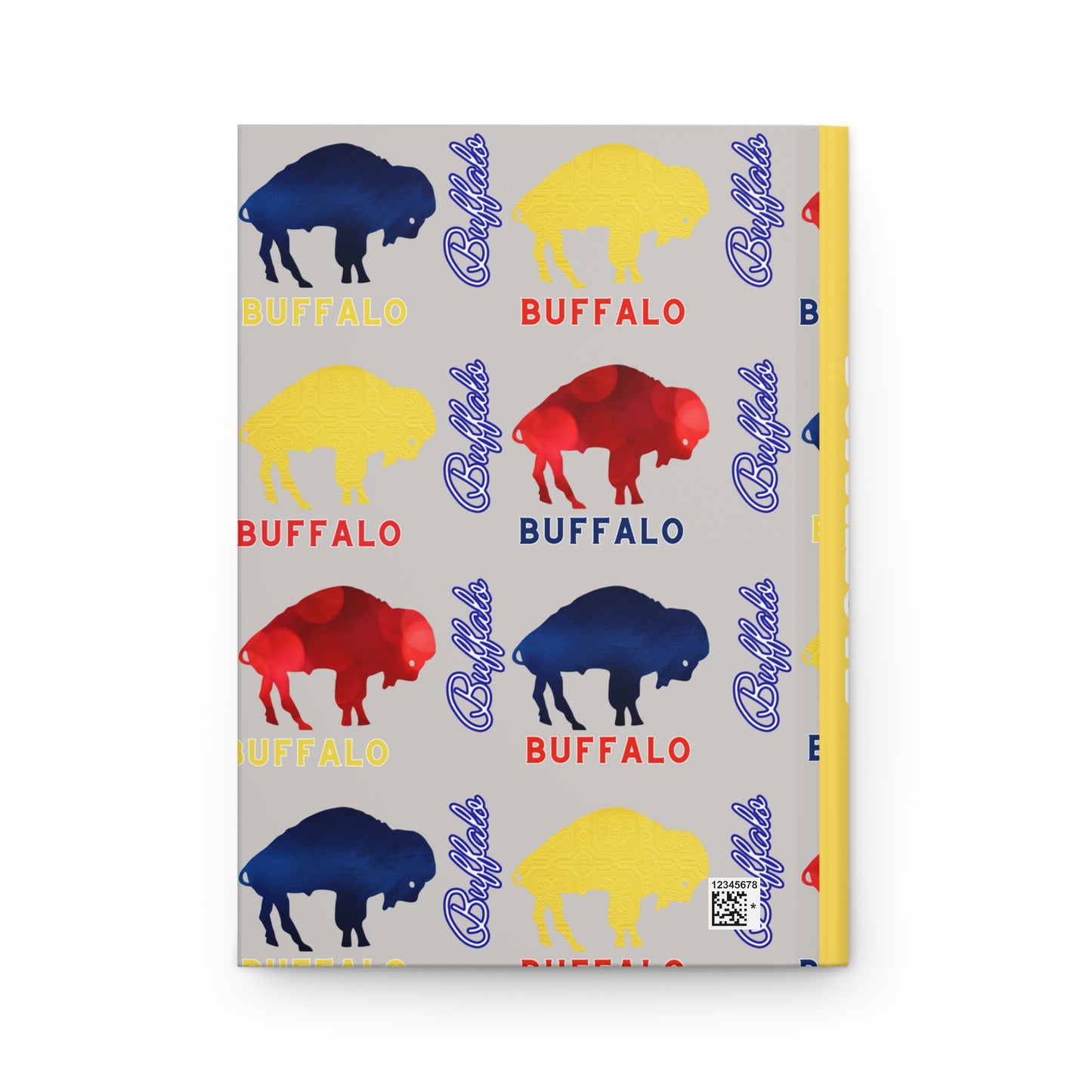 Buffalove Stampede 6" x 9" 150 Page (75 sheets) white lined paper Hardcover Journal