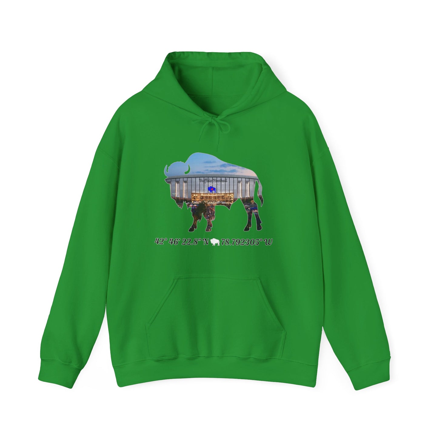 Welcome to Buffalo Football's New Stadium Unisex Heavy Blend™ Hooded Sweatshirt