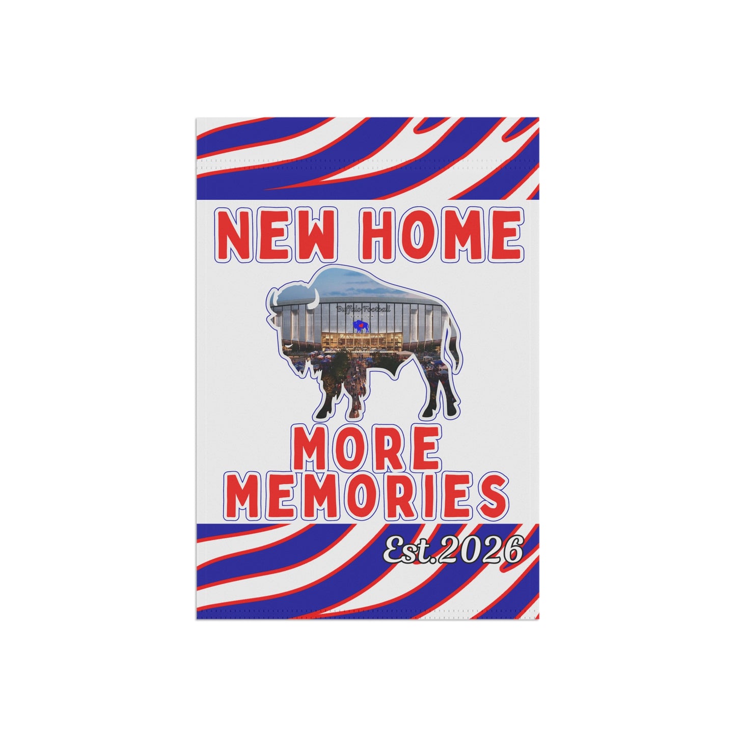 New Football Home 2026 Animal Stripes Garden Flags