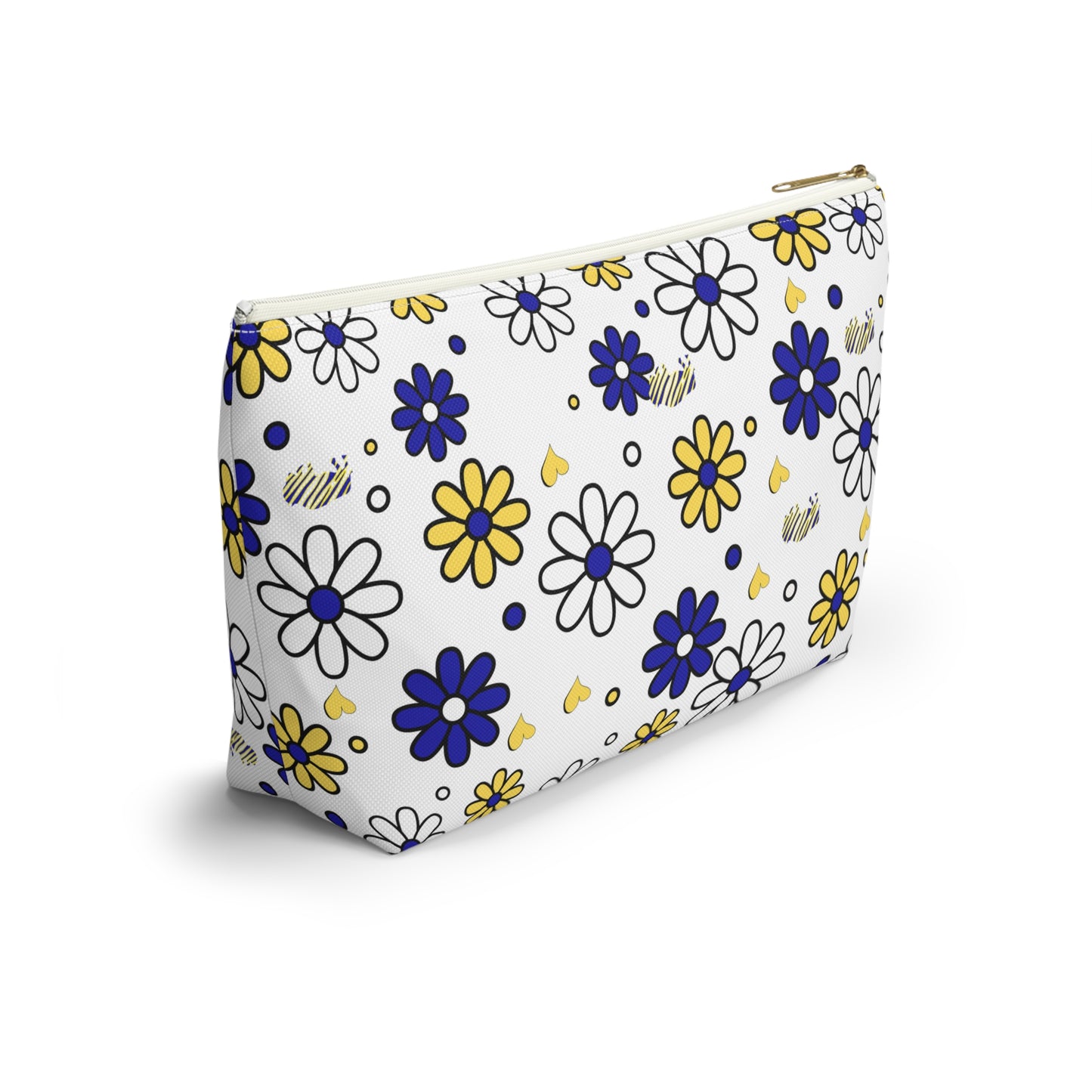 Buffalo Sabres Flower Power Retro Accessory Pouch w T-bottom