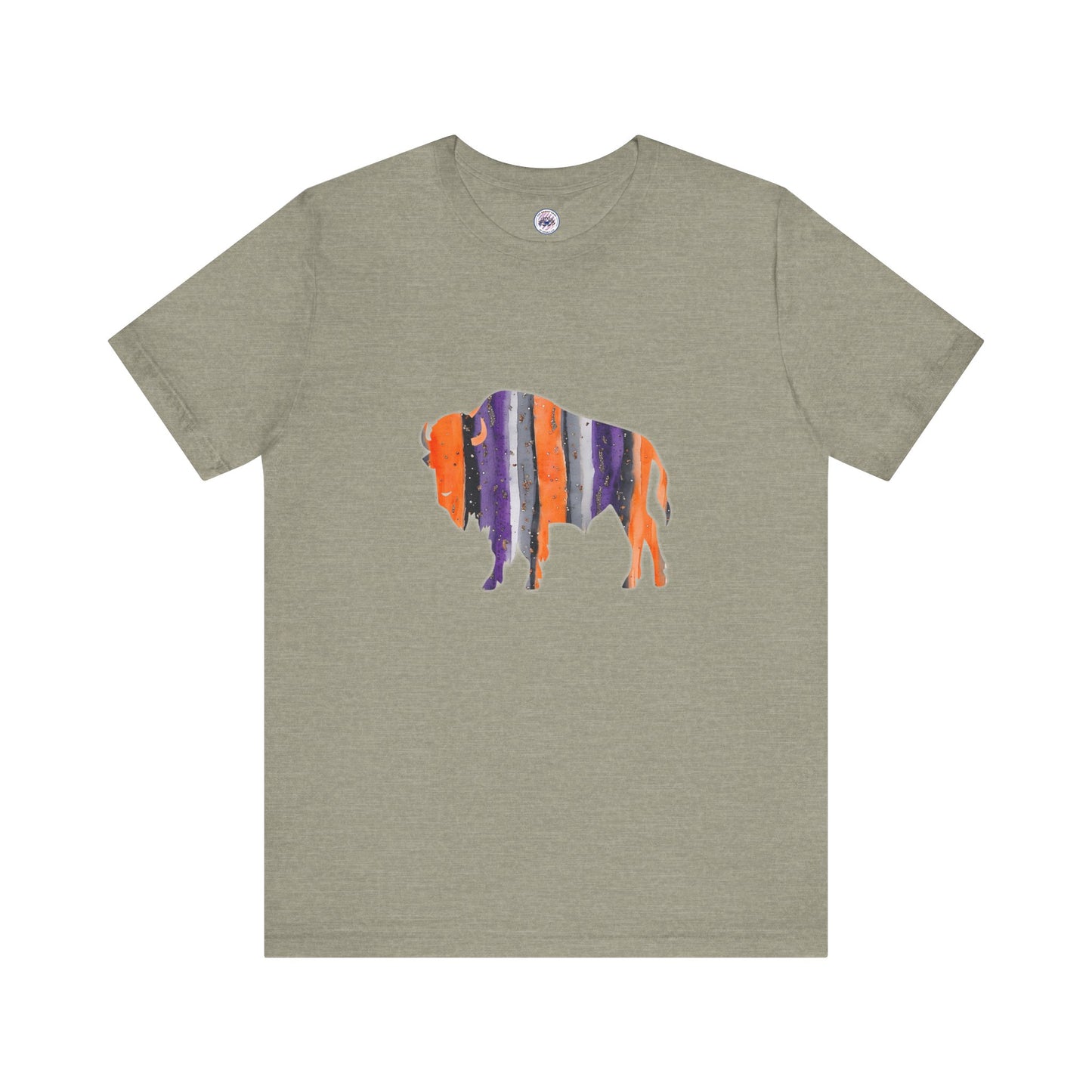 Bandits Watercolor Buffalo Unisex Short Sleeve Tee
