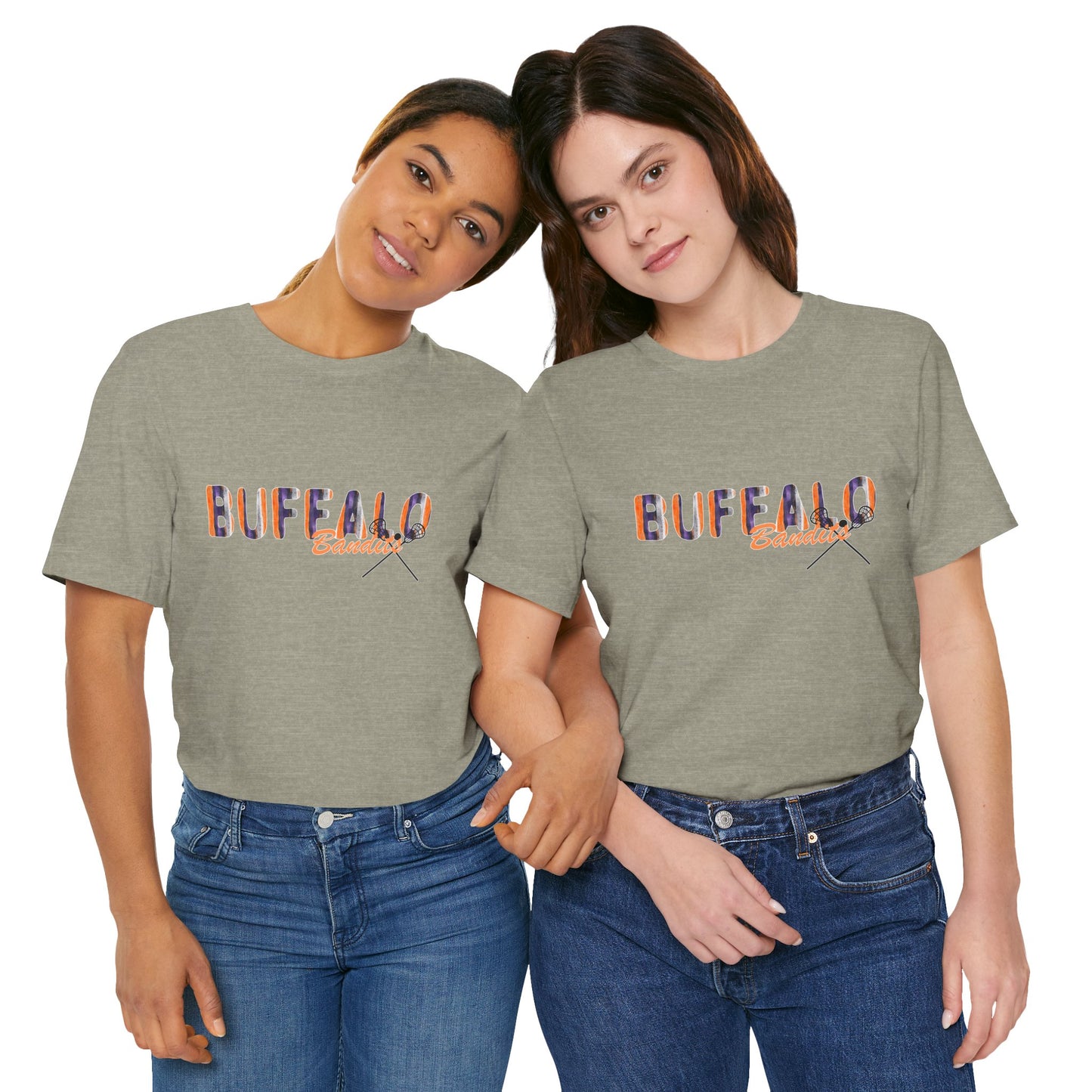 Bandits Watercolor Buffalo Unisex Short Sleeve Tee