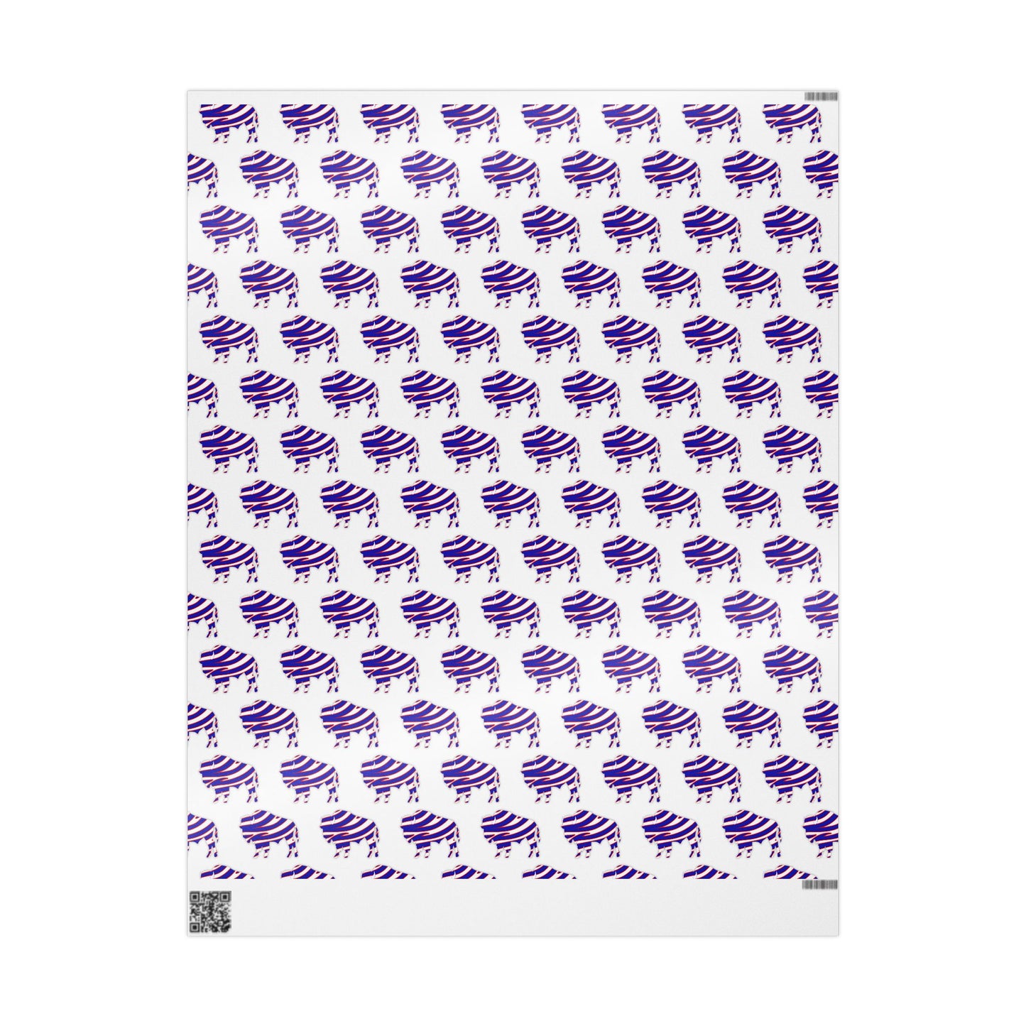 Striped Buffalo Wrapping Paper