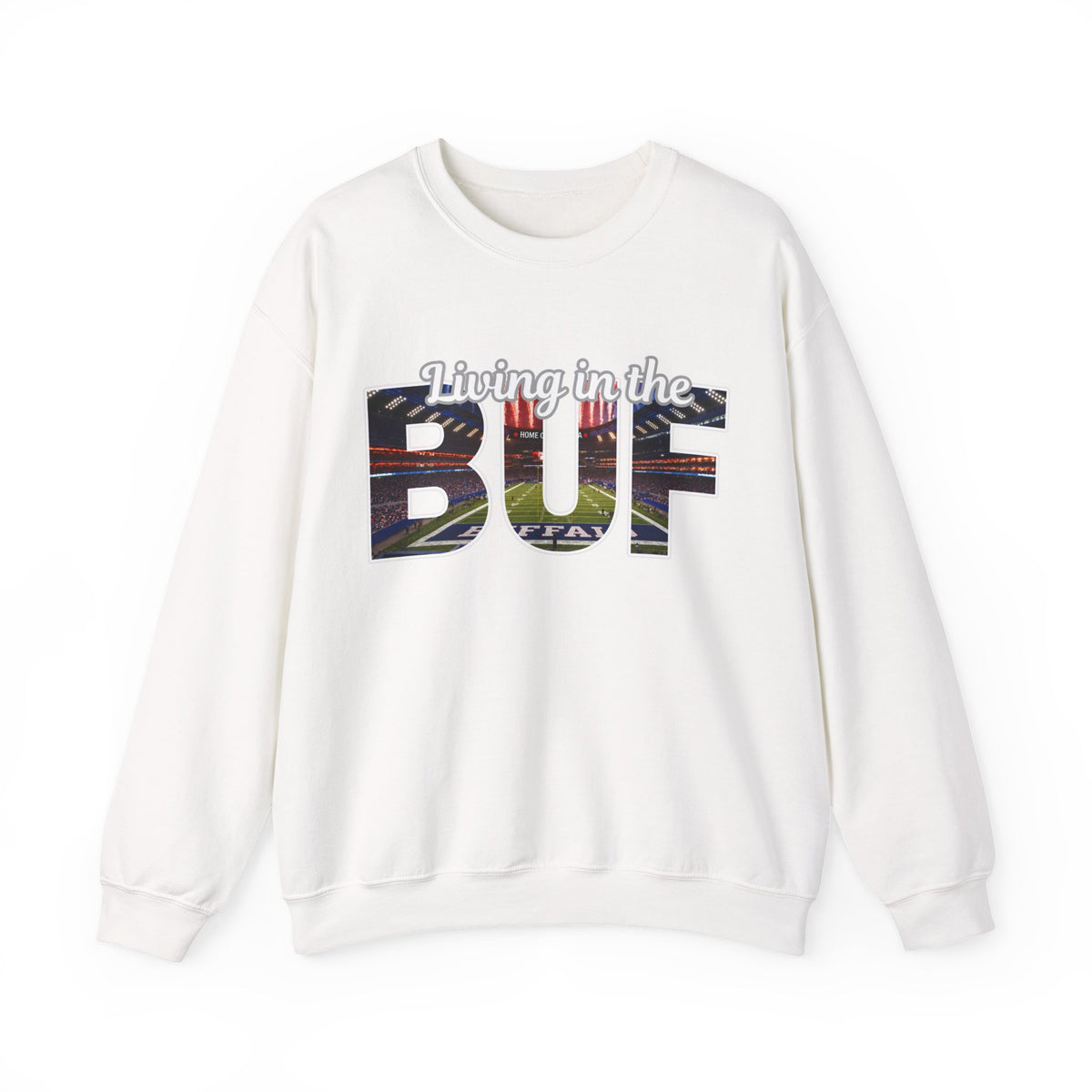 BUF New Stadium Unisex Heavy Blend™ Crewneck Sweatshirt