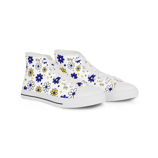 Buffalo Sabres Flower Power High Tops