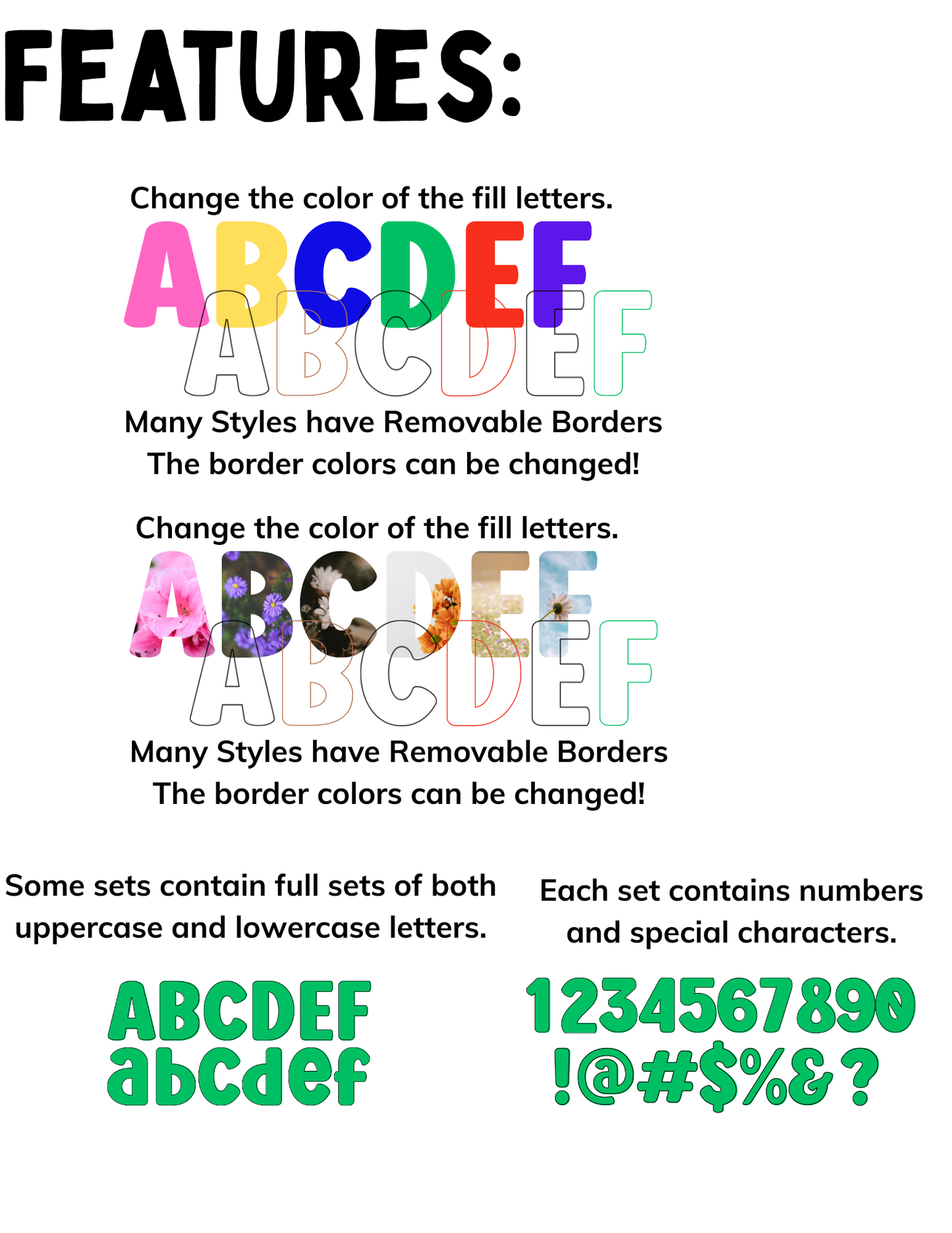 Poster Font Canva Template Collection (Set #3)
