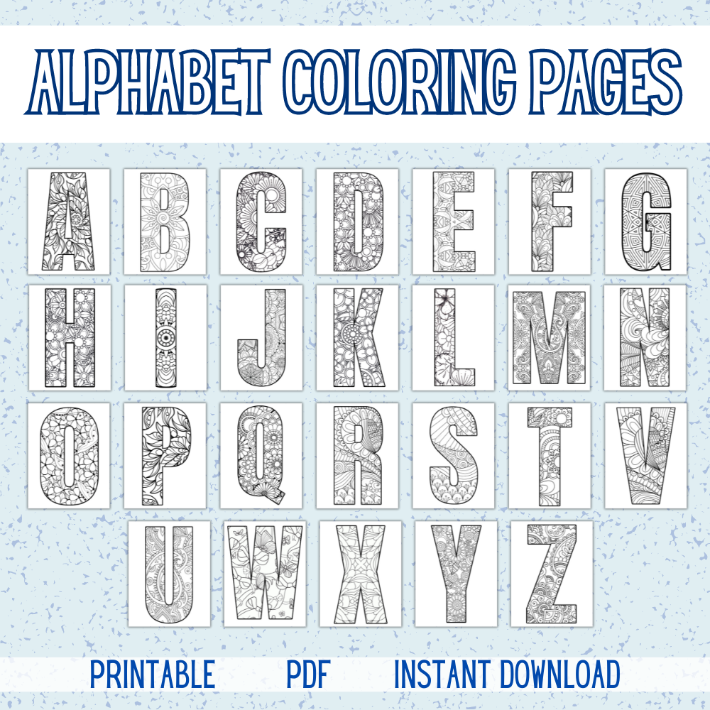 Alphabet Coloring Book