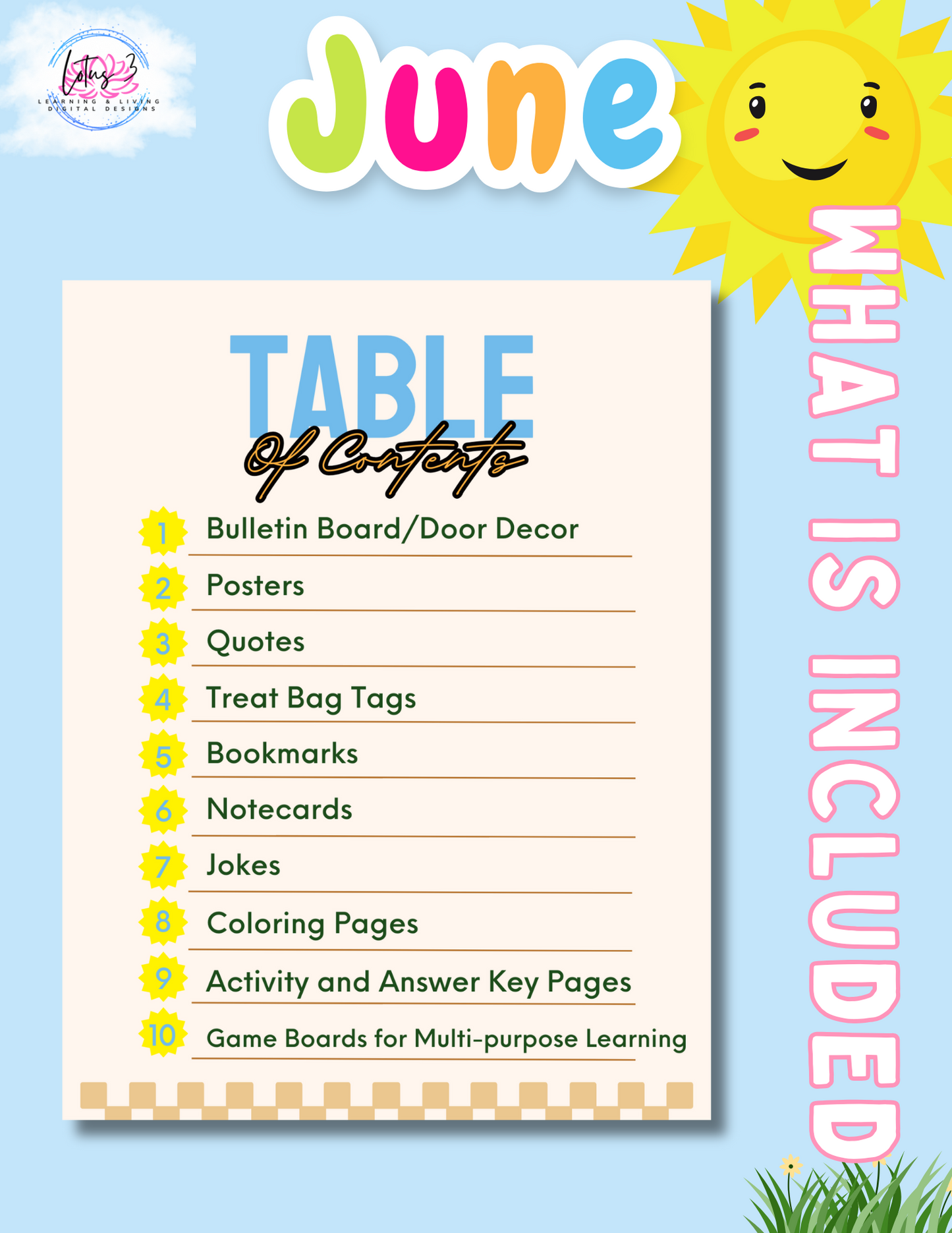June Resources Packet (DIGITAL DOWNLOAD) Over 75 Activities