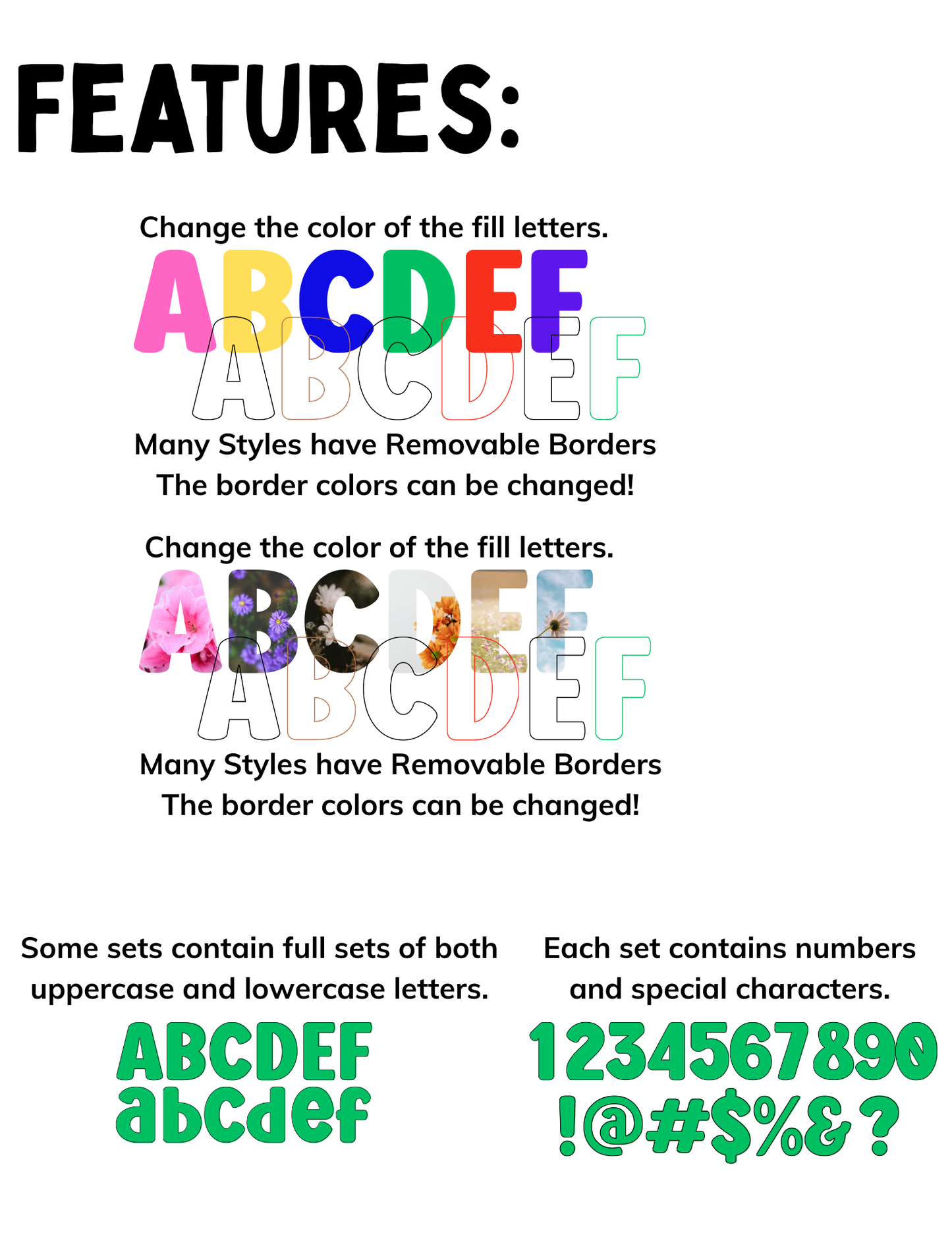Poster Font Canva Template Collection (Set #2)