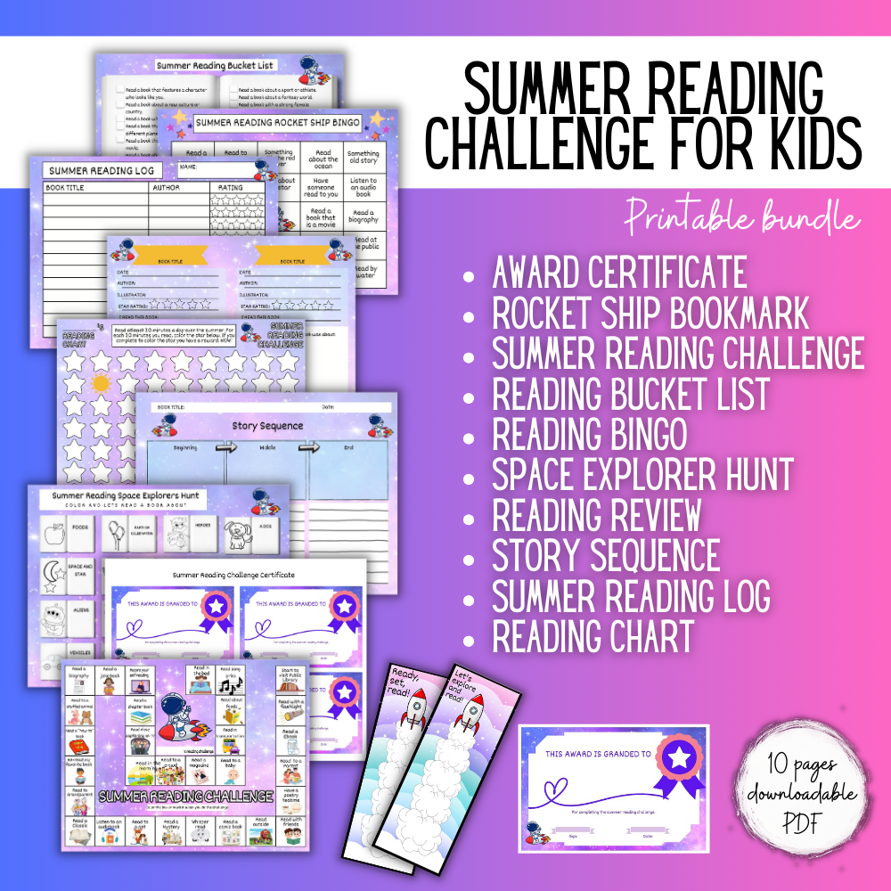 Summer Reading Challenge _ Space Theme