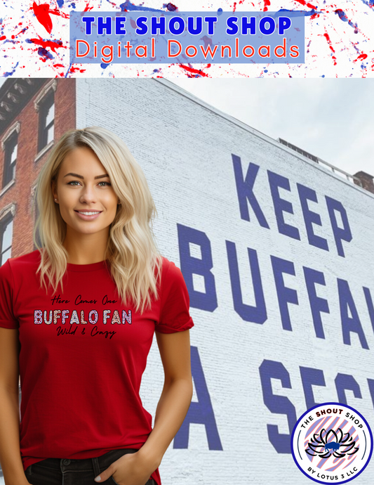 Buffalo Sports Digital Downloads COLLECTION #1: INCLUDES 8 BUFFALO THEMED DIGITAL DOWNLOAD FILES THAT COME IN PNG FORMAT