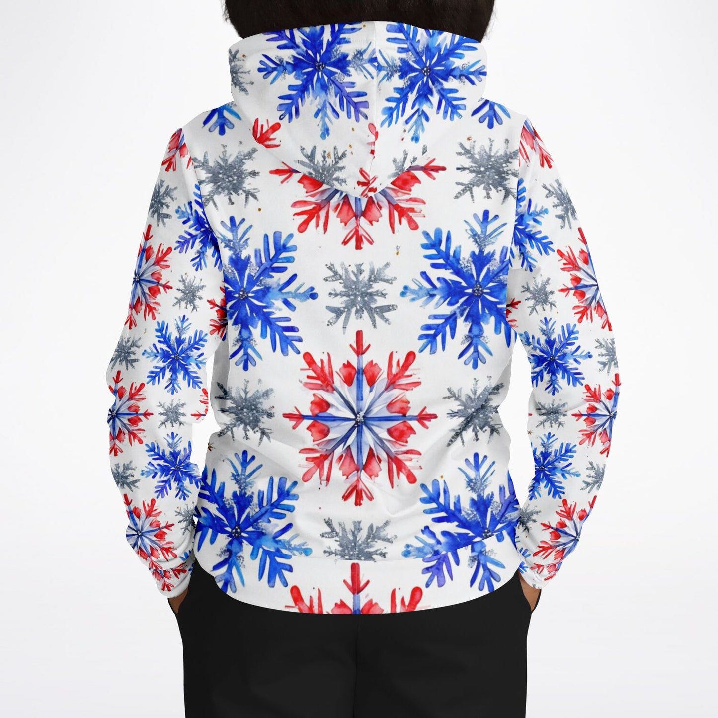 Snowflake Athletic Hoodie - AOP