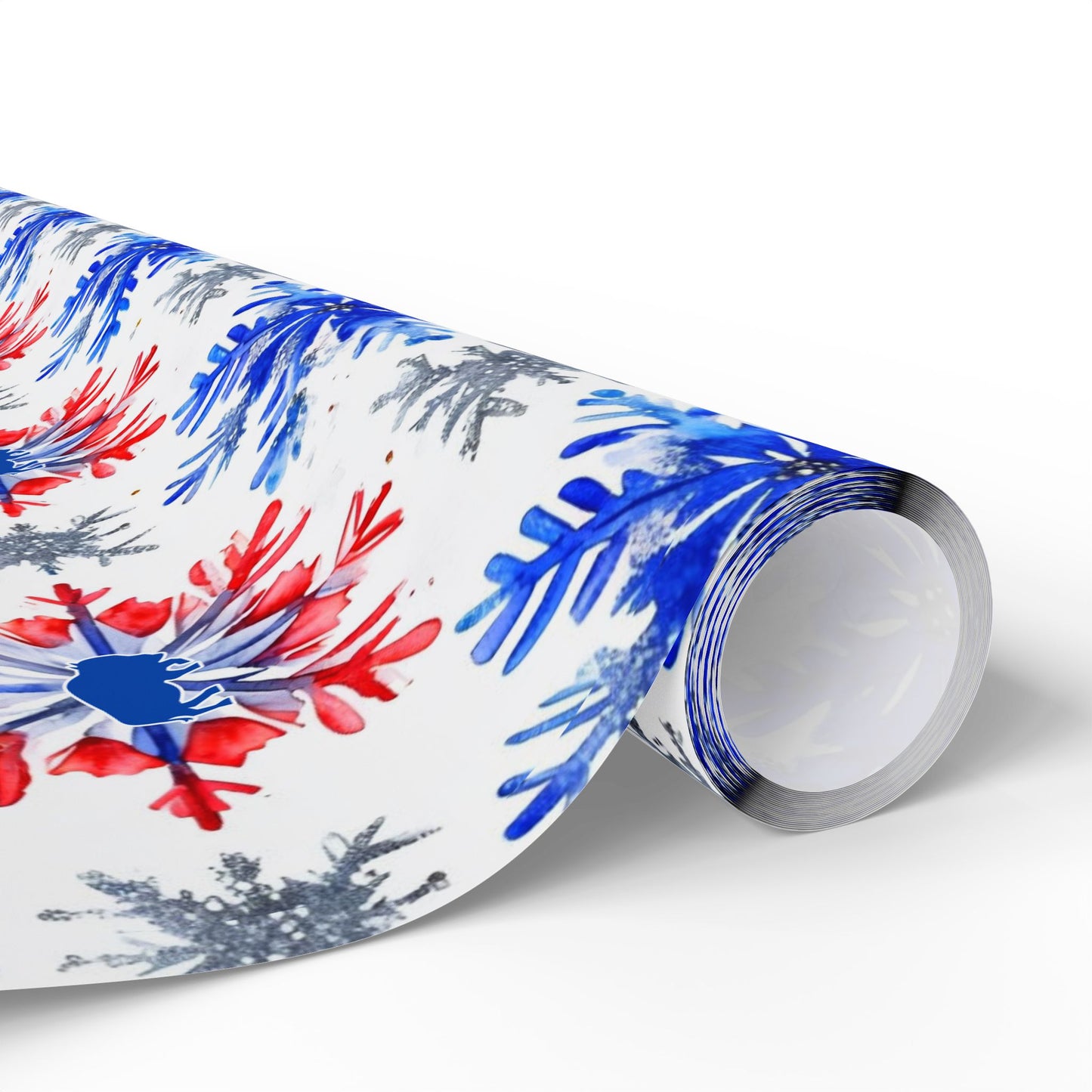 Buffalo Football Snowflake Wrapping Papers