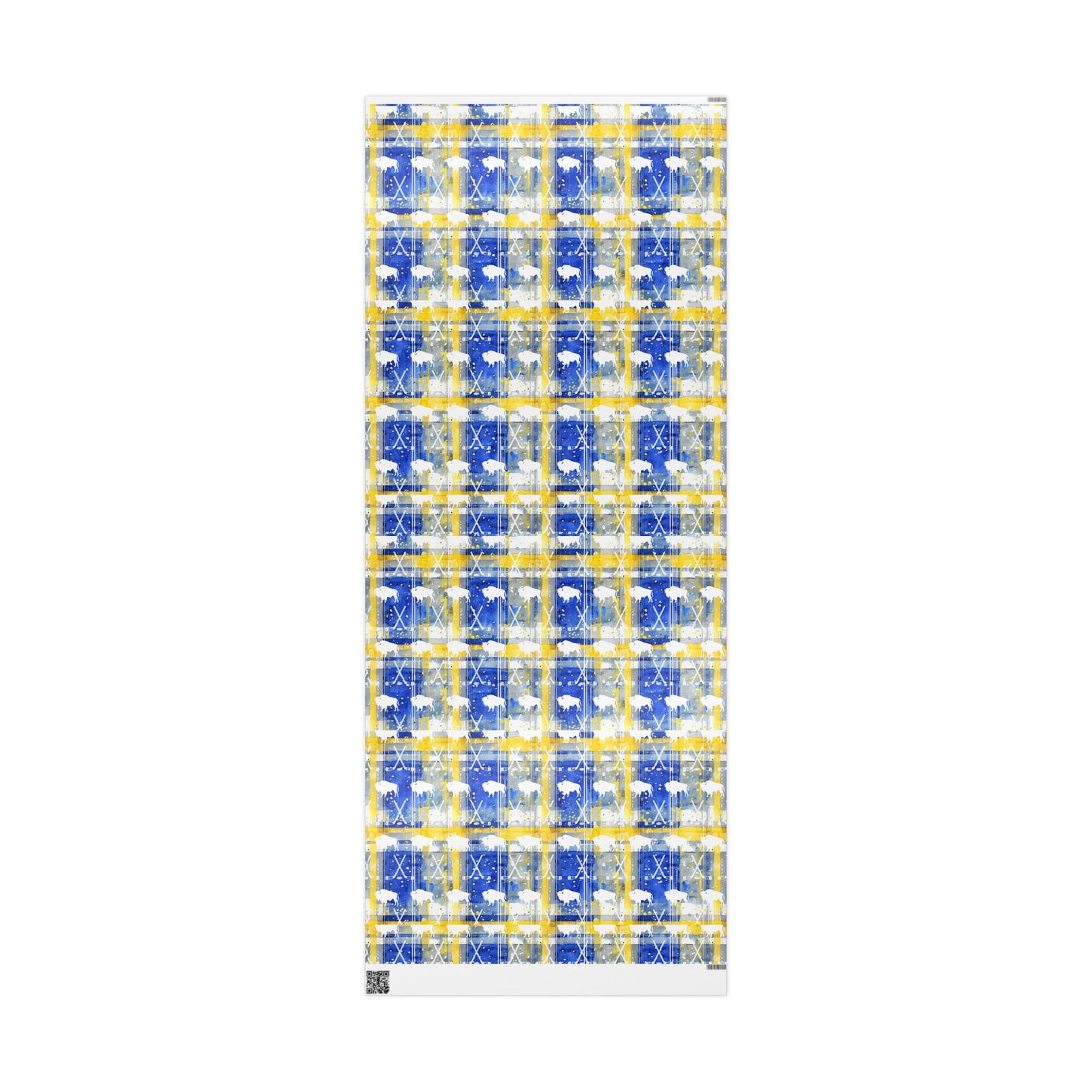 Buffalo Sabres Plaid Wrapping Paper