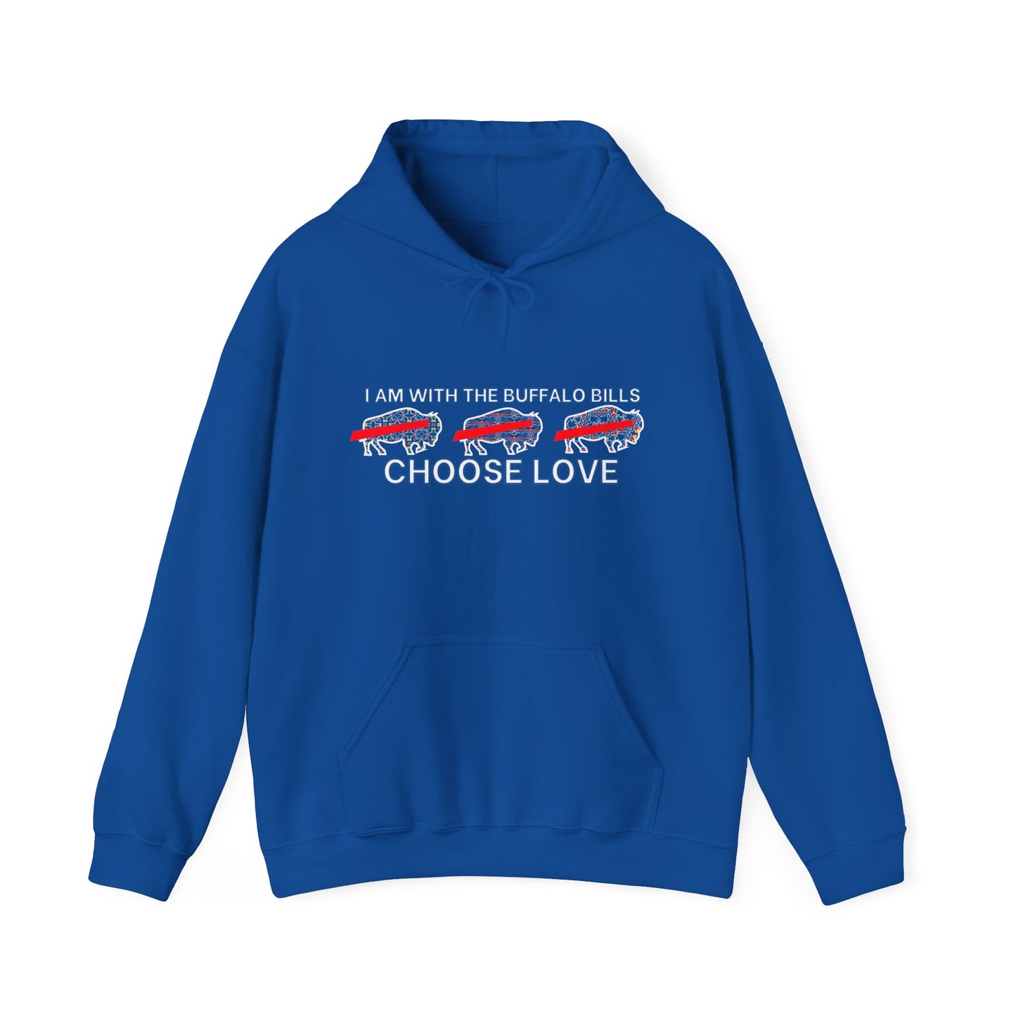 Choose Love Mash Up Unisex Heavy Blend™ Hooded Sweatshirt