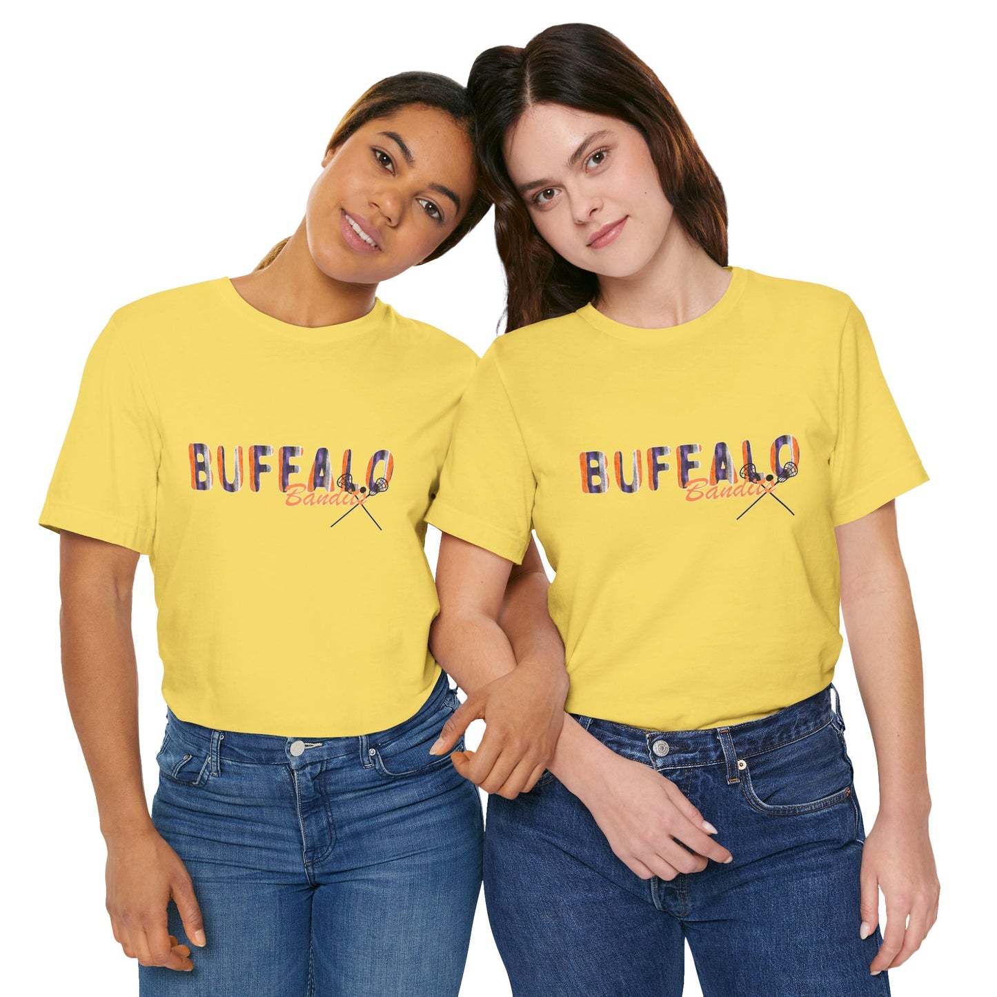 Bandits Watercolor Buffalo Unisex Short Sleeve Tee