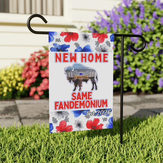New Football Home 2026 Floral Garden Flags