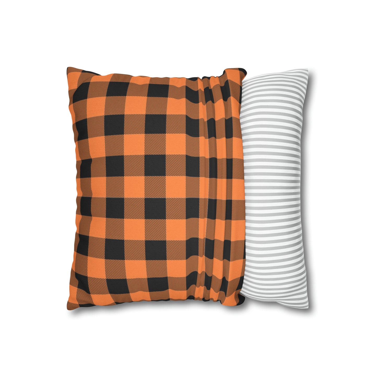 Bandits Buffalo Plaid Spun Polyester Square Pillow Case