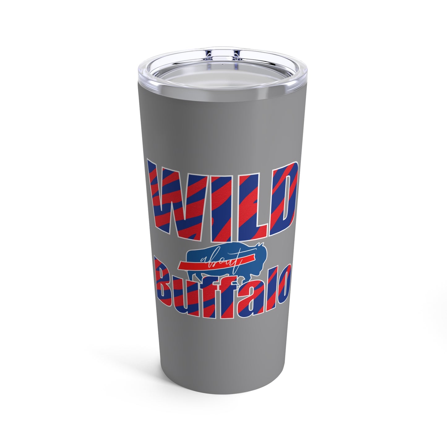 Gray Wild About Buffalo Tumbler 20oz