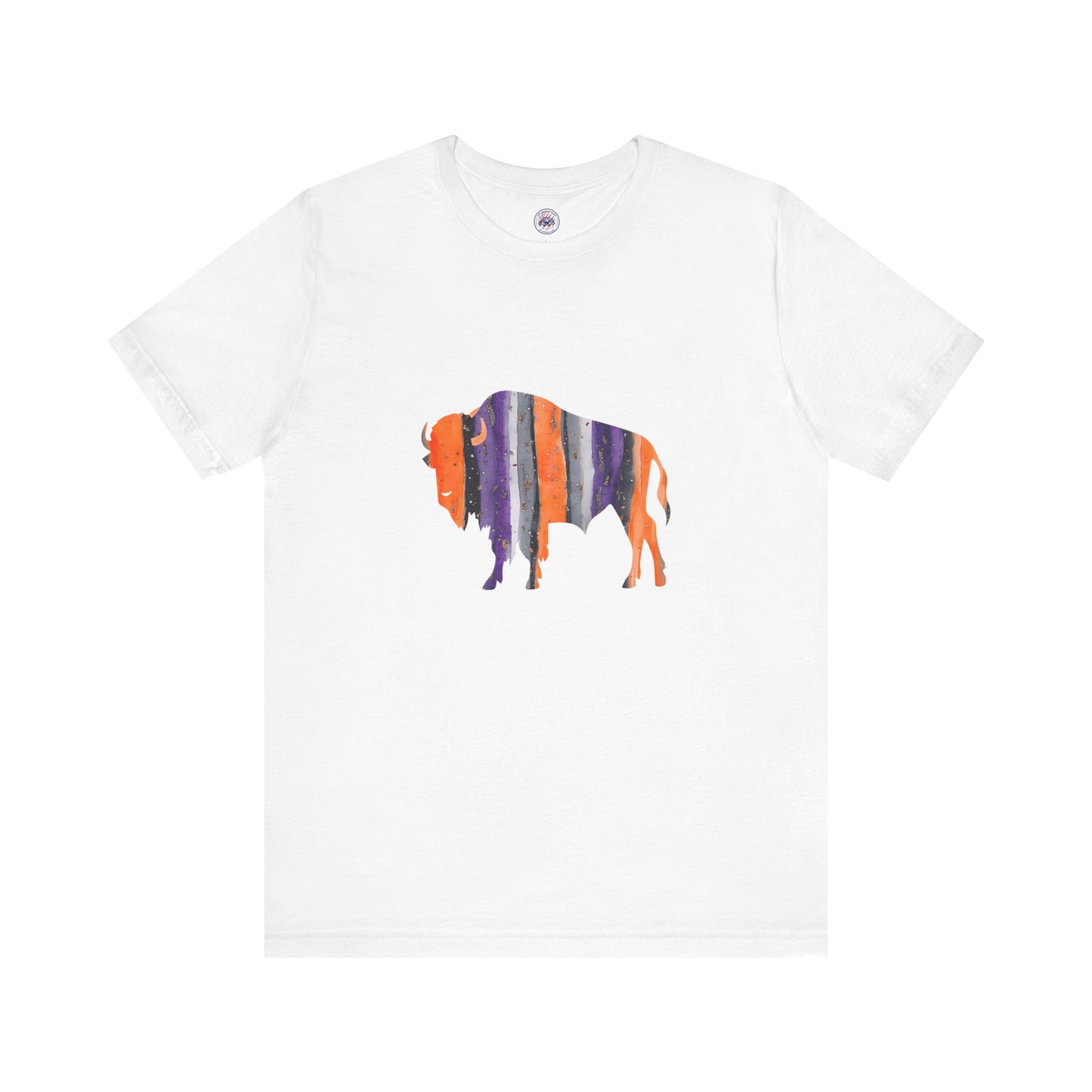 Bandits Watercolor Buffalo Unisex Short Sleeve Tee