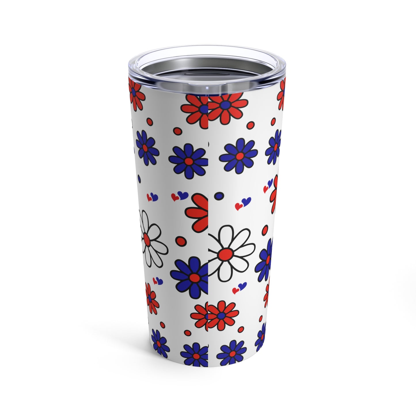 Bills Flower Power Tumbler 20oz