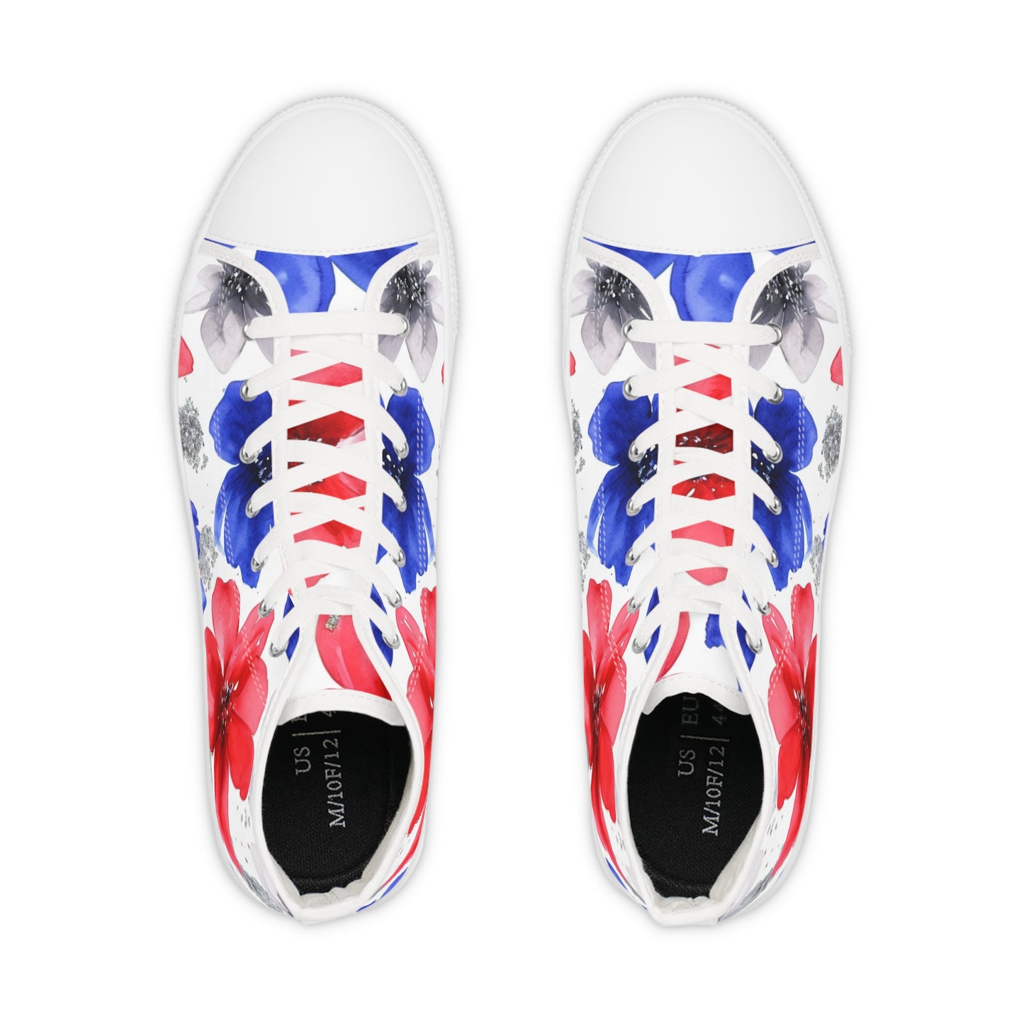 Buffalo Football Floral Watercolor High Tops
