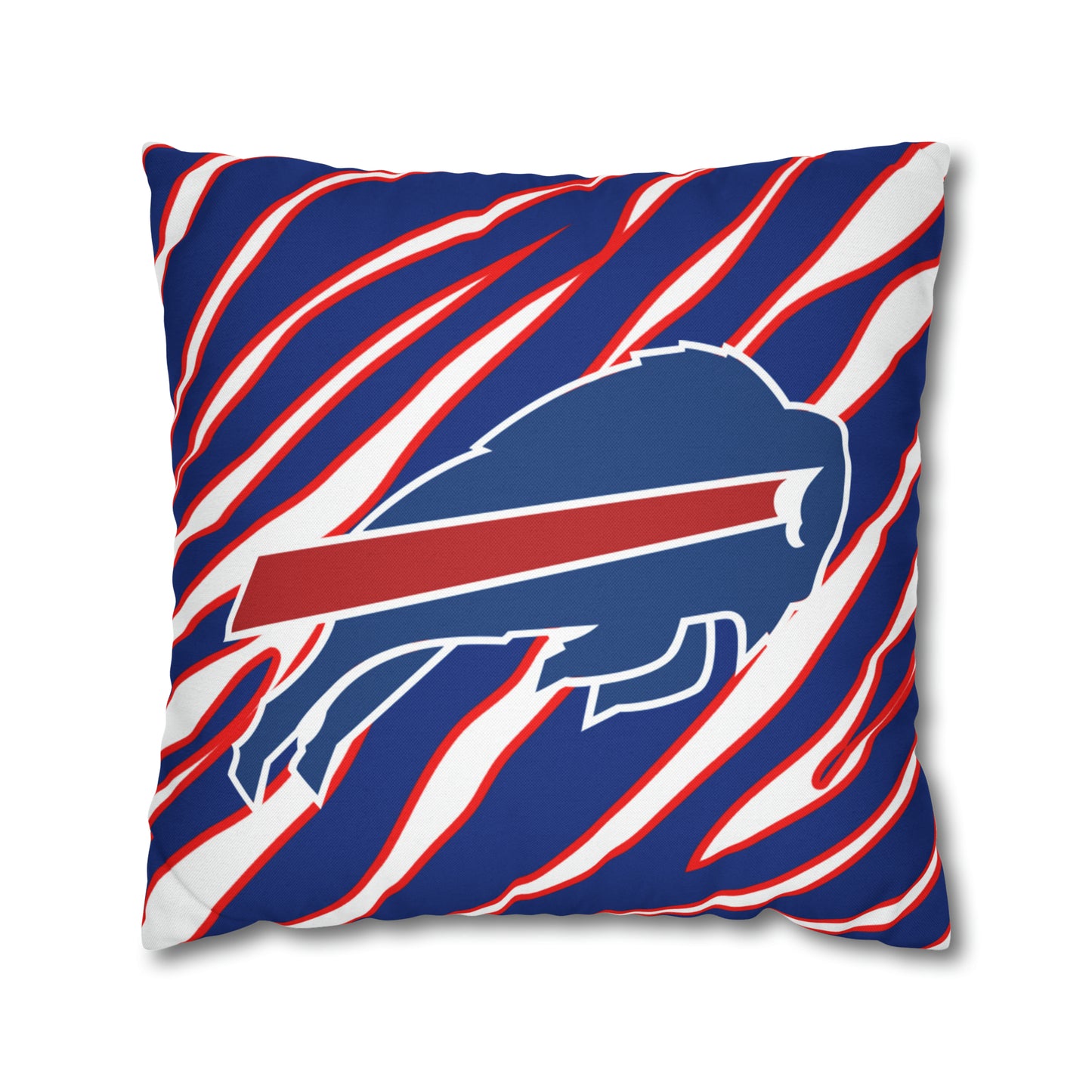 Zubaz Buffalo Bills Spun Polyester Square Pillow Case