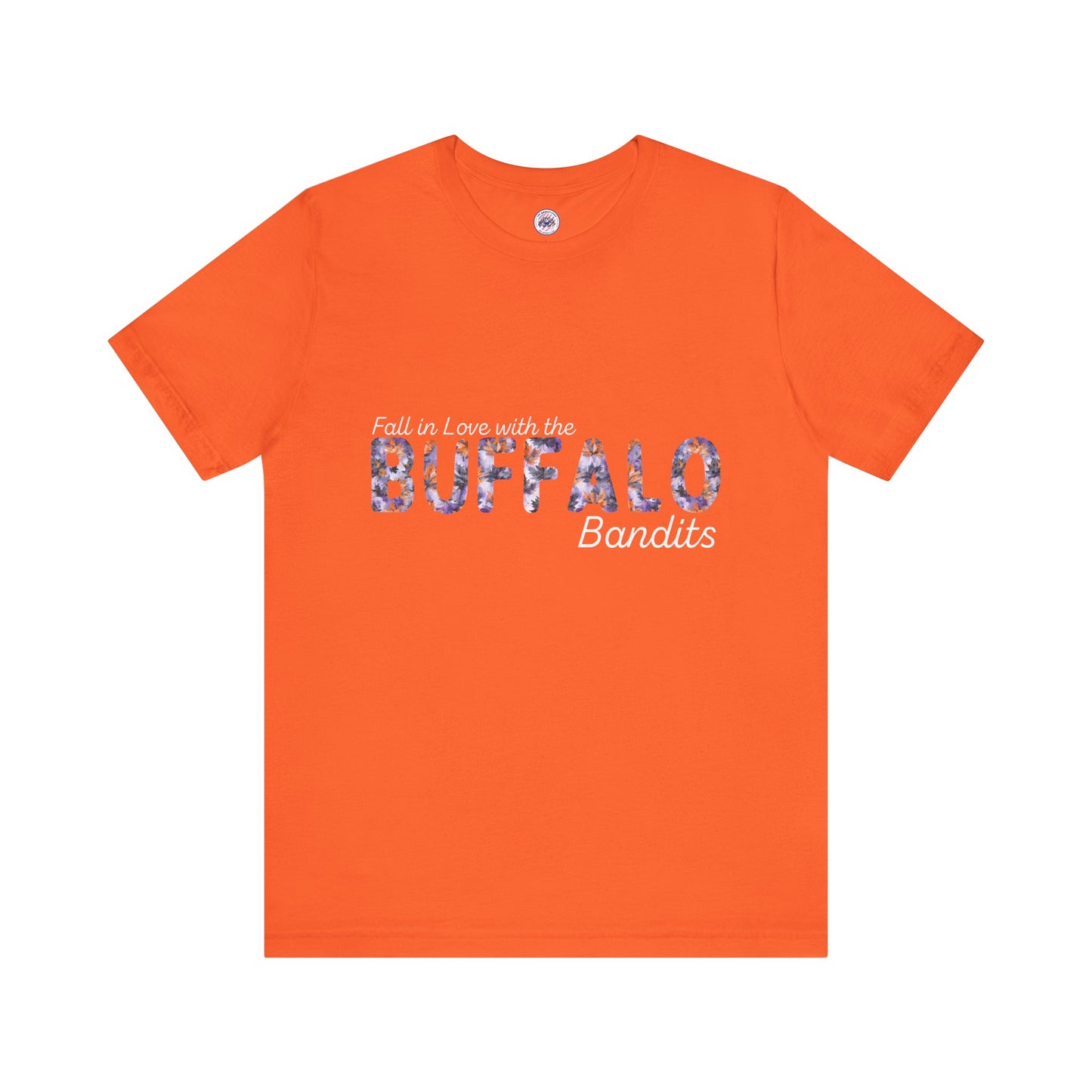 Fall in Love with the Bandits Watercolor Buffalo Leaves T-Shirt