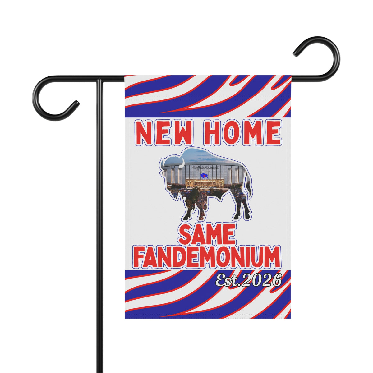 New Football Home 2026 Animal Stripes Garden Flags